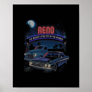 Poster Exposição de carros antigos Reno Nevada Caminhão A