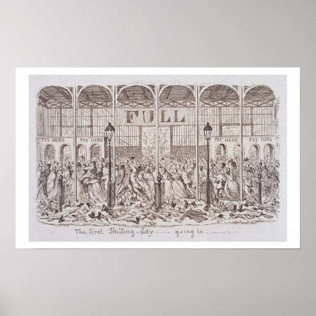 Póster Exposição de Excelente de Mayhew em 1851: A Primei (Frente)