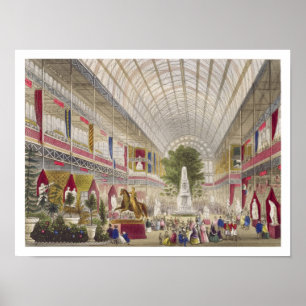 Póster Exposição de excelentes, 1851: South Transept, de 