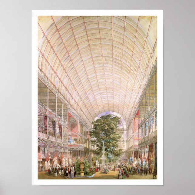 Póster Exposição de excelentes de 1851. Decoração da trav (Frente)