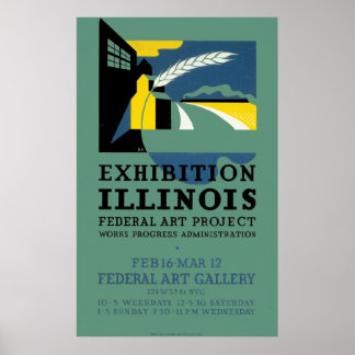 Poster Exposição de Illinois