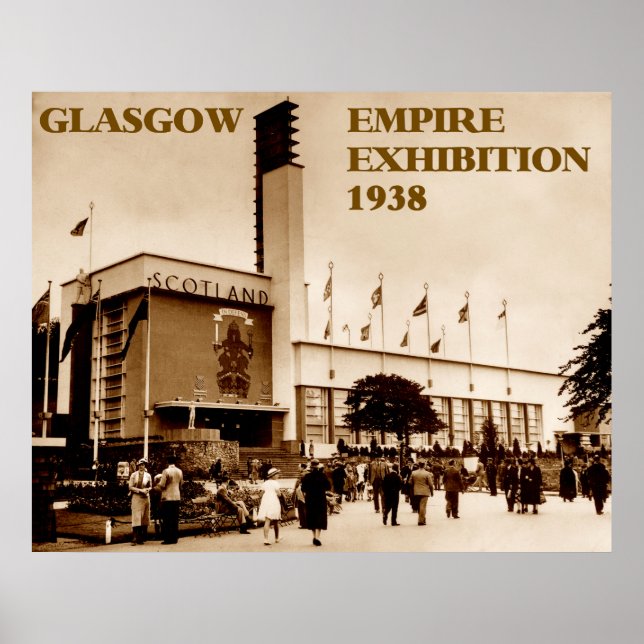 Póster exposição do império glasgow 1938 (Frente)