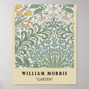 Poster Exposição do Jardim Vintage William Morris