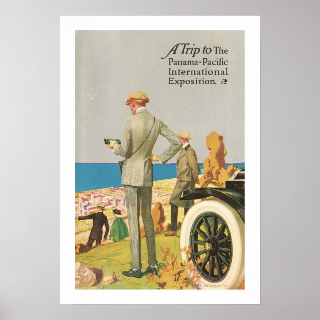 Póster Exposição do Pacífico Panamá (Frente)