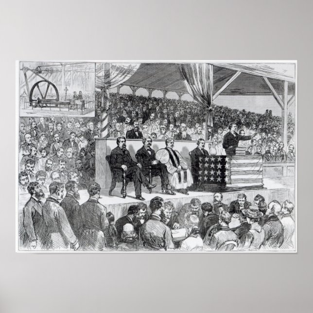 Póster Exposição Internacional de Algodão Atlanta (Frente)