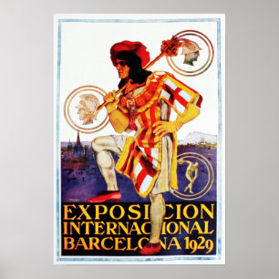 Poster Exposição Internacional de Barcelona de 1929