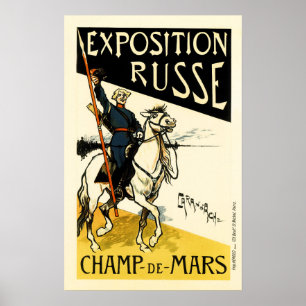 Poster Exposição Russe Champ de Mars Maitres de Affiche