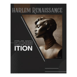 Póster Exposição Sofisticada do Renascimento de Harlem