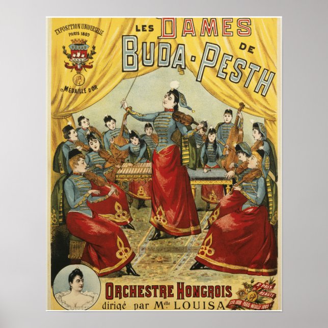 Poster Exposição Universal Paris 1889 (Frente)