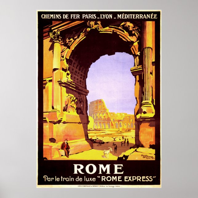 Poster Express de Roma (Frente)