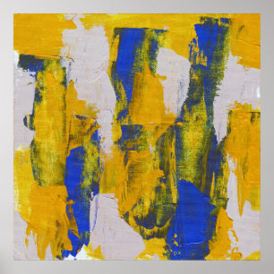 Póster Expressão Abstrato nº 10 de Michael Moffa