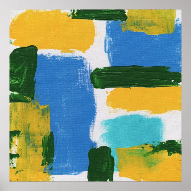 Poster Expressão abstrato nº 3 por Michael Moffa (Frente)