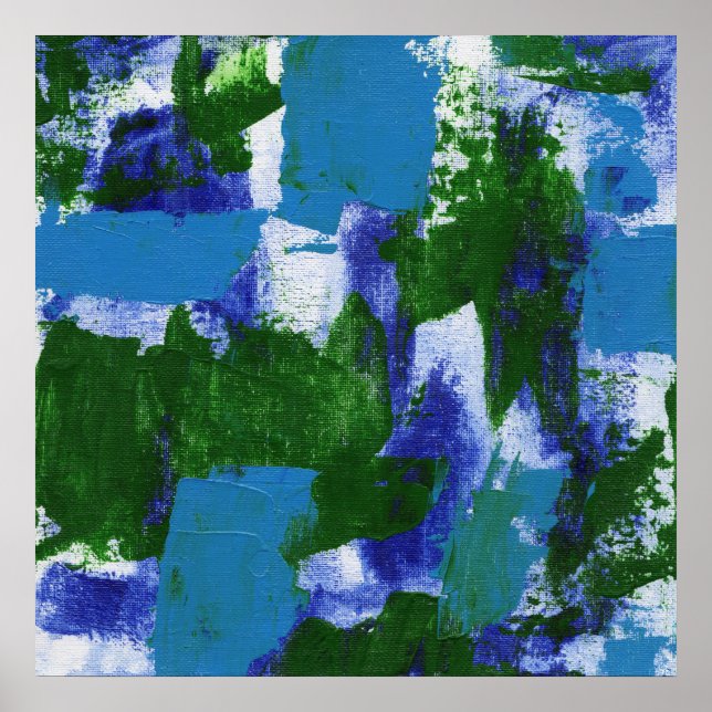 Póster Expressão abstrato nº 4 por Michael Moffa (Frente)