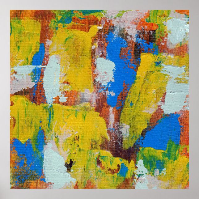 Póster Expressão abstrato nº 8 por Michael Moffa (Frente)