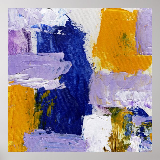 Poster Expressão abstrato nº 9 por Michael Moffa (Frente)