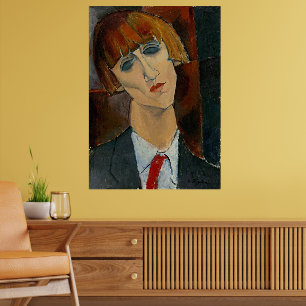 Poster Expressão Atemporal: Madame Kisling de Modigliani