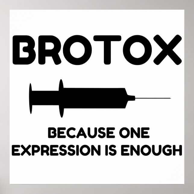 Poster Expressão Botox (Frente)