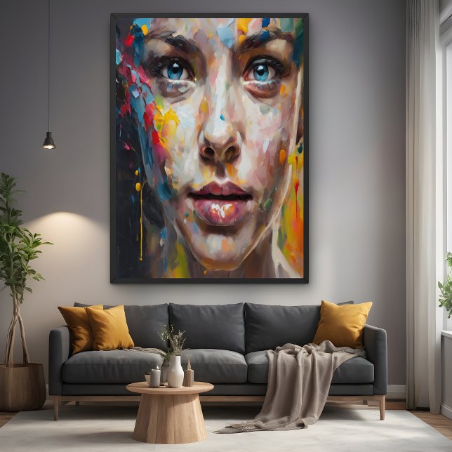 Póster Expressão vívida - Arte Abstrato (Criador carregado)