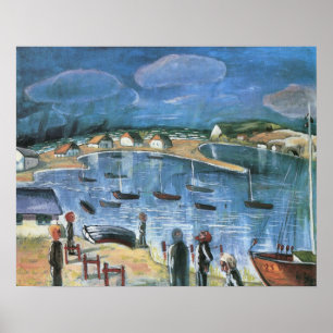 Poster Expressionismo Vintage, Hidensee de Walter Gramatt