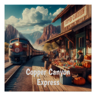Póster Expresso de cobre