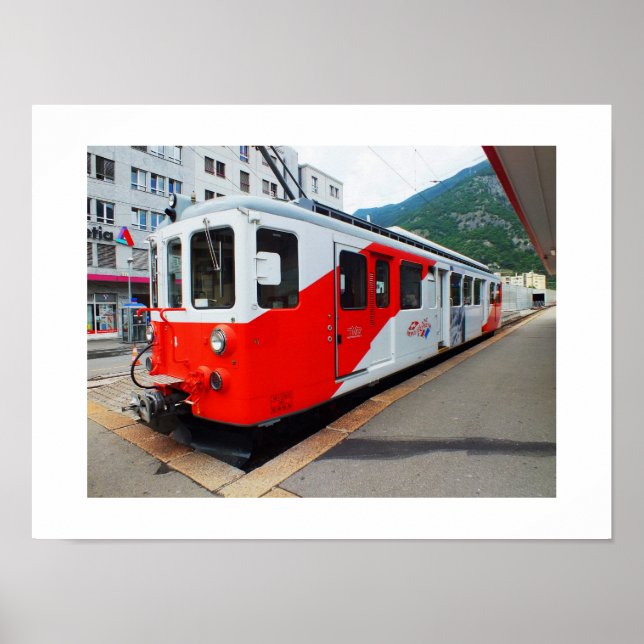 Poster Expresso do Monte Branco (Frente)