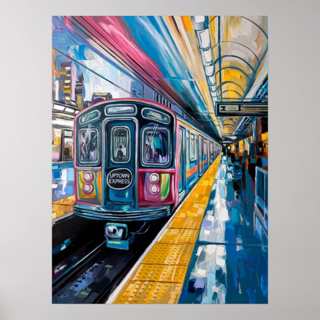 Poster Expresso Uptown Metrô Impasto (Frente)