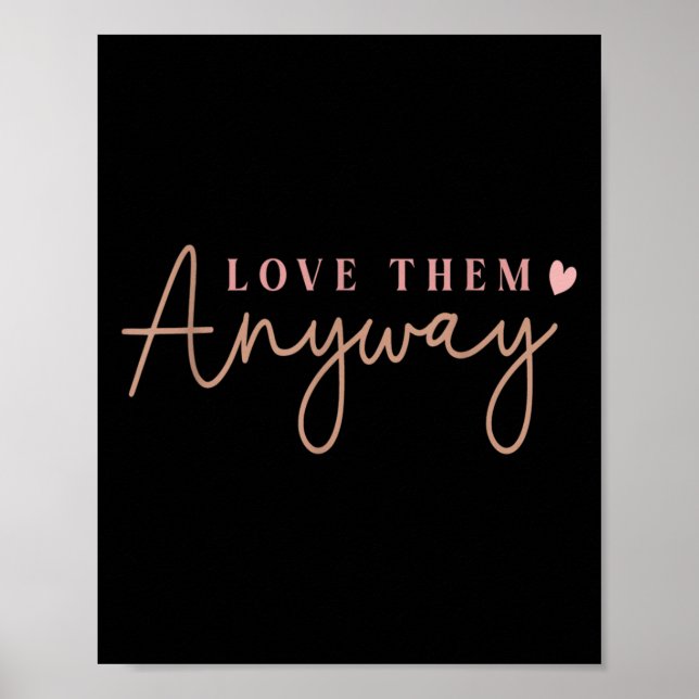 Poster Expressões Compatíveis Citação de Amor Motivaciona (Frente)