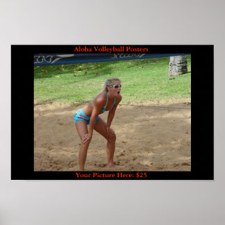 Póster Expressões de voleibol