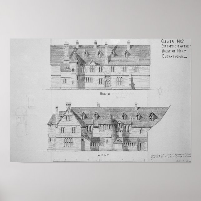 Poster Extensão da Câmara de Compaixões, Clewer (Frente)