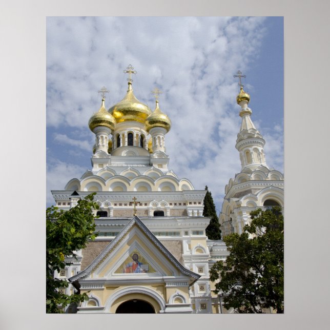 Poster Exterior da Catedral de São Alexandre Nevsky (Frente)
