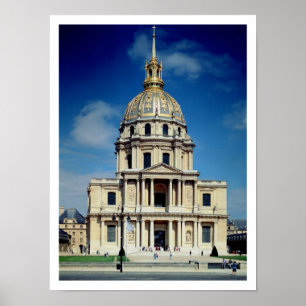 Póster Exterior da igreja, começado 1676 (foto)