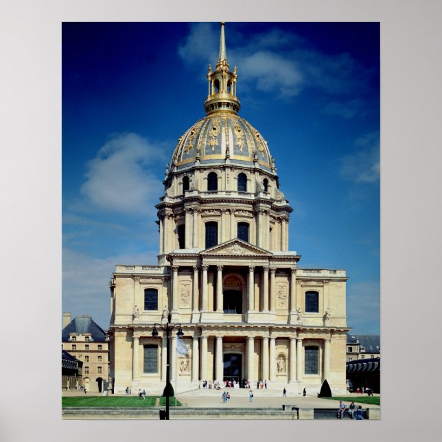 Poster Exterior da igreja, iniciado em 1676 (foto) (Frente)
