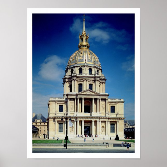 Póster Exterior da igreja, iniciado em 1676 (foto) (Frente)