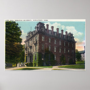 Póster Exterior View of Judd Hall, Wesleyan University