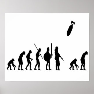 Poster Exterminação da evolução