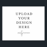 poster Extra Grande de 40" x 50" - Paisagem<br><div class="desc">Personalize o seu cartão em Templett. Depois de terminar de editar, faça o download do arquivo no formato JPG (não se esqueça de ativar a opção de sangria). Carregue seu design clicando no botão azul "Personalizar".</div>