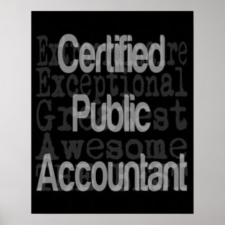 Póster Extraordinário de Contabilista Público Certificado