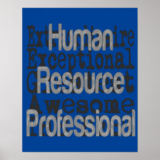 Poster Extraordinário de Recursos Humanos