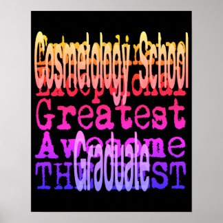 Poster Extraordinário do Formando da Cosmetology School