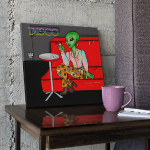 Poster Extraterrestre Retro de 1970 em Disco Lounge