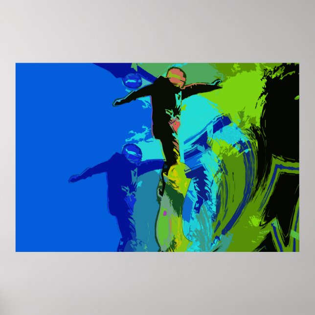 Poster Extreme Riding - Snowboard (Frente)