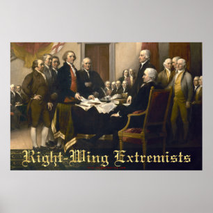 Póster Extremistas do direita