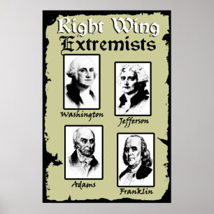 Poster Extremistas do direita!