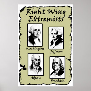 Póster Extremistas do direita