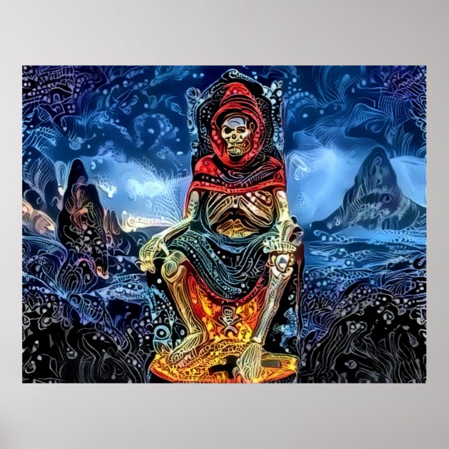 Poster Exu omulu das almas (Frente)