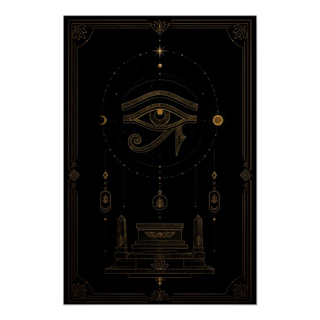 Póster Eye of Horus Celestial Altar Poster (Frente)