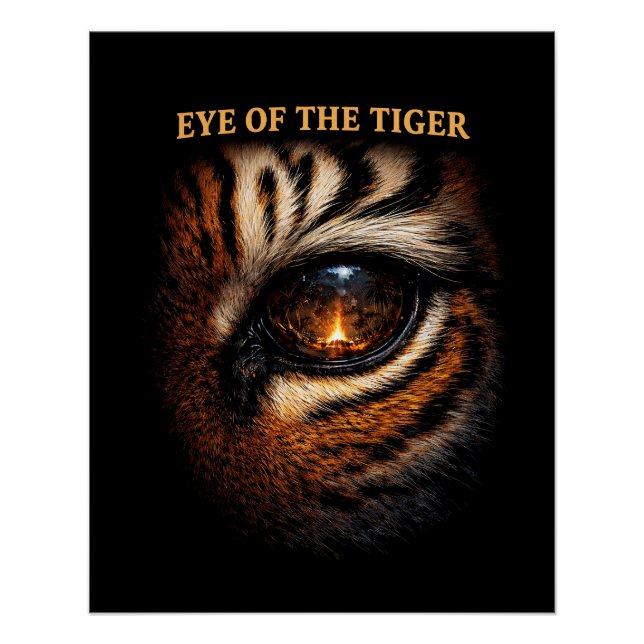 Póster Eye of the Tiger (Frente)