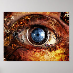 Poster EYE TECH STEAMPUNK