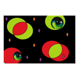 Póster Eyezeen - Arte Abstrata de Ken Gage