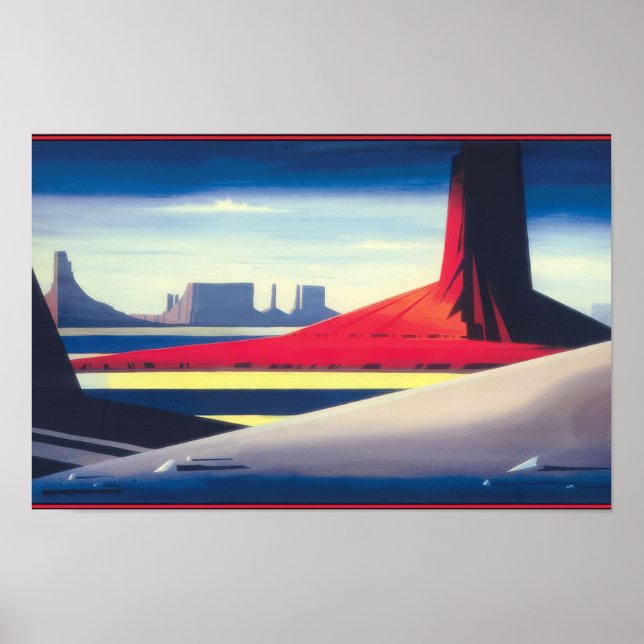 Poster Eyvind Earle -  Vale do Monumento - 1995; EUA (Frente)